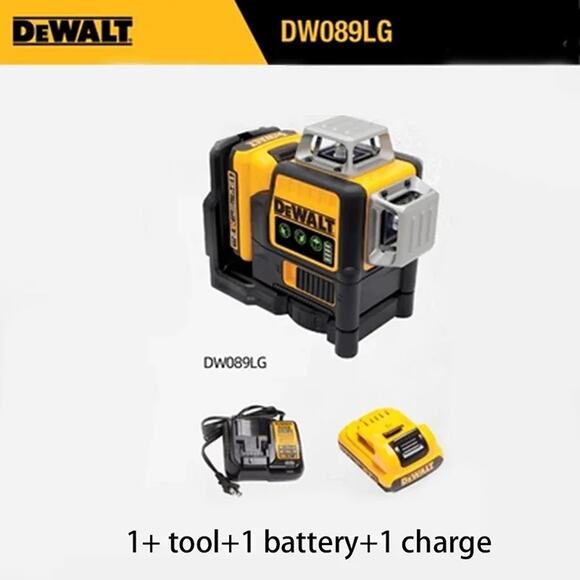 Dewalt DW089LG 3 Sides*360 Degree Vertical 12V Lithium Battery Laser Leveler - Picture 6 of 6